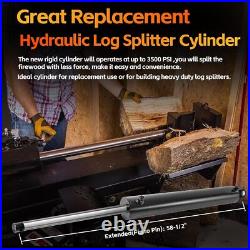 5 x 24 Universal Heavy Duty Hydraulic Cylinders Log Splitter Cylinder 3500PSI