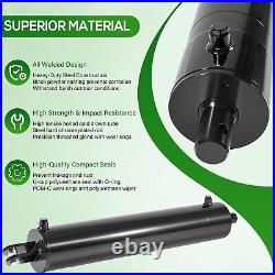 5x24 Heavy Duty Hydraulic Cylinders Log Splitter 5 Bore 24 Stroke 3500 PSI