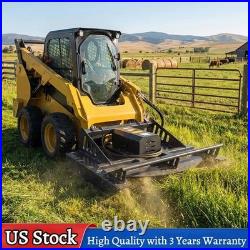 65 Heavy Duty Hydraulic Skid Steer Brush Cutter Mower Brush Hog Attachment