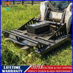 65 Heavy Duty Hydraulic Skid Steer Brush Cutter Mower Brush Hog Attachment