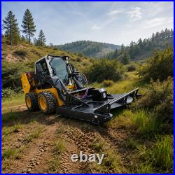 65 Skid Steer Brush Cutter Heavy Duty&Hydraulic with Universal Quick Attach 65 Skid Steer Brush Cutter Heavy Duty&Hydraulic with Universal Quick Attach
