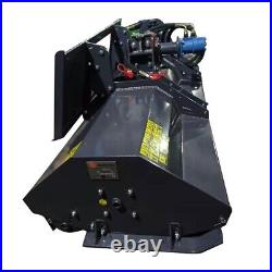 67 Skid Steer Attachment Flail Mower Hydraulic Heavy Duty Rotary Brush Cutter