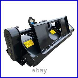 67 Skid Steer Attachment Flail Mower Hydraulic Heavy Duty Rotary Brush Cutter
