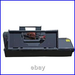 67 Skid Steer Attachment Flail Mower Hydraulic Heavy Duty Rotary Brush Cutter