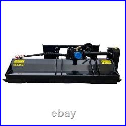 67 Skid Steer Attachment Flail Mower Hydraulic Heavy Duty Rotary Brush Cutter