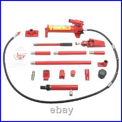 6 Ton Porta Power Hydraulic Jack Auto Body Frame Machine Kit Lift Ram Heavy Duty