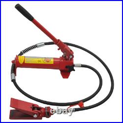 6 Ton Porta Power Hydraulic Jack Auto Body Frame Machine Kit Lift Ram Heavy Duty