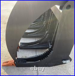 78 Heavy Duty Rock Grapple Bucket Hydraulic Skid Steer Attachment