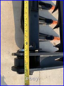 78 Heavy Duty Rock Grapple Bucket Hydraulic Skid Steer Attachment