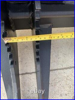 78 Heavy Duty Rock Grapple Bucket Hydraulic Skid Steer Attachment