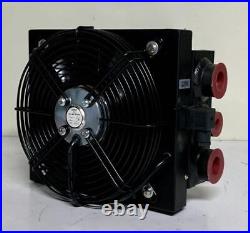 80L/min Heavy Duty HYDRAULIC Oil Cooler with 220V FAN ECO04