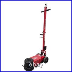80Ton Hydraulic Jack Pneumatic Double Jacking Layers Lift Heavy Duty Truck Jack