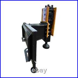 AGT 750 Ft/lb Skid Steer Post Driver Heavy Duty Hydraulic Hammer Quick Attach