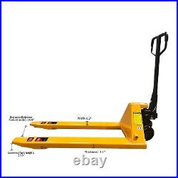 APOLLOLIFT 7700lb Hydraulic Heavy Duty Hand Pallet Truck 48X27Steel Pallet Jack