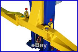 APlusLift HW-9KBP 9000LB 2-Post Heavy Duty Floor Plate Car Lift Truck Hoist