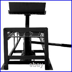 A Pair Auto Car Service Ramps Lifts Heavy Duty Hydraulic Lift Repair Frame Black