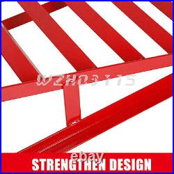 A Pair Auto Car Service Ramps Lifts Heavy Duty Hydraulic Lift Repair Frame Red