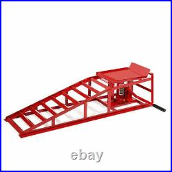 A Pair Lift Repair Frame Auto Car Service Ramps Lifts Heavy Duty Hydraulic US