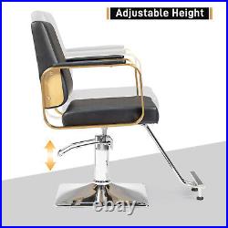 Adjustable Hair Salon Chair Heavy Duty Hydraulic Barber Chair with Footrest NEW