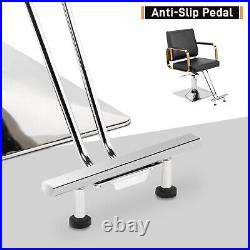 Adjustable Hair Salon Chair Heavy Duty Hydraulic Barber Chair with Footrest NEW