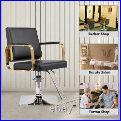 Adjustable Hair Salon Chair Heavy Duty Hydraulic Barber Chair with Footrest NEW