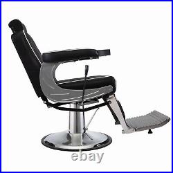 Adjustable Hydraulic Barber Chair, Heavy Duty Hair Salon Beauty Spa Equipment