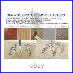 Adjustable Swivel Stool Chair Heavy Duty Hydraulic Rolling Stool for Salon, Sp