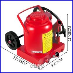 Air Hydraulic Bottle Jack 50 Ton Manual 110231lb Heavy Duty Auto Truck RV