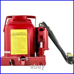 Air Hydraulic Bottle Jack 50 Ton Manual 110231lb Heavy Duty Auto Truck RV
