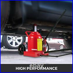 Air Hydraulic Bottle Jack 50 Ton Manual 110231lb Heavy Duty Auto Truck RV Repair