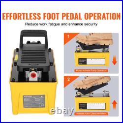 Air Hydraulic Pump Air Actuated Foot Pump, 10, Heavy-Duty Frame Machine Pump