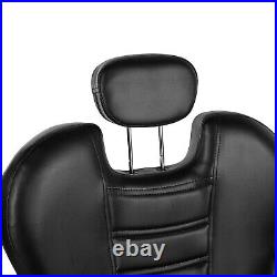 All Purpose Black Heavy Duty Hydraulic Recline Barber Chair Beauty Salon Styling