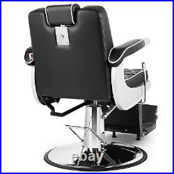 All Purpose Black Hydraulic Heavy Duty Barber Chair Recline Salon Beauty Styling