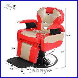 All Purpose Electric Recliner Barber Chair Heavy Duty Hydraulic Salon Spa Beauty