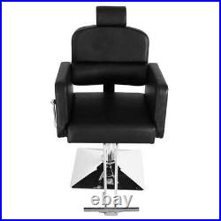 All Purpose Heavy Duty Hydraulic Barber Chair Recline Salon Beauty Styling Black