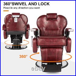 All Purpose Heavy Duty Hydraulic Barber Chair Recliner Salon Beauty Equipment