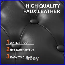 All Purpose Heavy Duty Hydraulic Black Recliner Barber Chair Salon Beauty