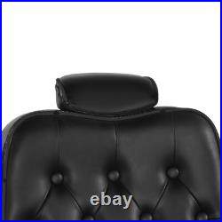 All Purpose Heavy Duty Hydraulic Black Recliner Barber Chair Salon Beauty