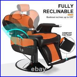 All Purpose Heavy Duty Hydraulic Recliner Barber Chair Salon Shampoo Equipment