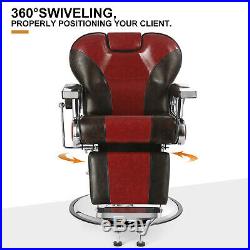 All Purpose Heavy Duty Recline Barber Chair Hydraulic Salon Shampoo Equipment