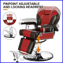 All Purpose Heavy Duty Recline Barber Chair Hydraulic Salon Shampoo Equipment