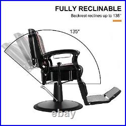 All Purpose Heavy Duty Recliner Hydraulic Barber Chair Salon Spa Beauty Styling