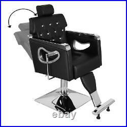 All Purpose Heavy Duty Vintage Hydraulic Recline Barber Chair Salon Beauty Chair