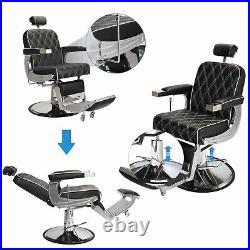 All Purpose Hydraulic Barber Chair Heavy Duty Recline Salon Beauty Equipment