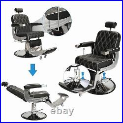 All Purpose Hydraulic Recline Barber Chair Heavy Duty Salon Beauty Spa Equipment