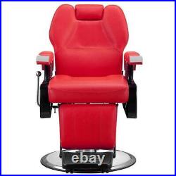 All Purpose Hydraulic Recline Barber Chair Salon Heavy Duty Hair Styling Station