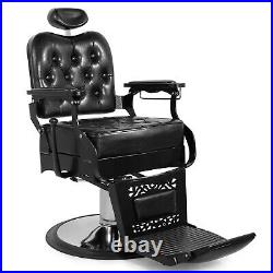 All Purpose Recline Heavy Duty Hydraulic Barber Chair Salon Beauty Styling Black
