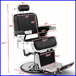 All Purpose Recline Hydraulic Barber Chair Salon Spa Beauty Equipment Heavy Duty