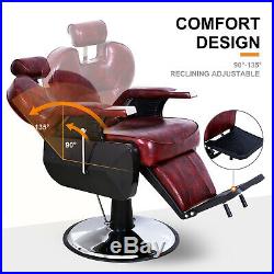 All Purpose Salon Barber Chair Premium Heavy Duty Hydraulic Recliner Spa Styling