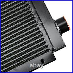 Aluminum Mobile Hydraulic Oil Cooler Heavy Duty Industrial 0-120GPM, 90HP 250psi
